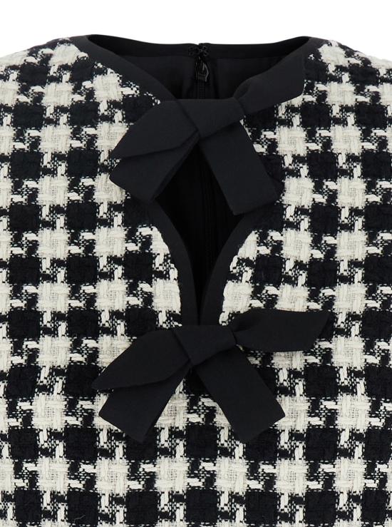 25SS 발렌티노 가라바니 원피스 6B3VAEV290K0AN White black - VALENTINO GARAVANI