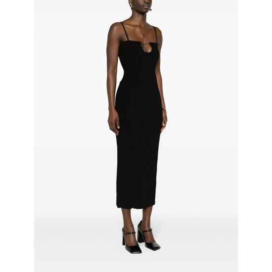 25SS 자크뮈스 롱 원피스 241KN358 2355 990 BLACK - JACQUEMUS