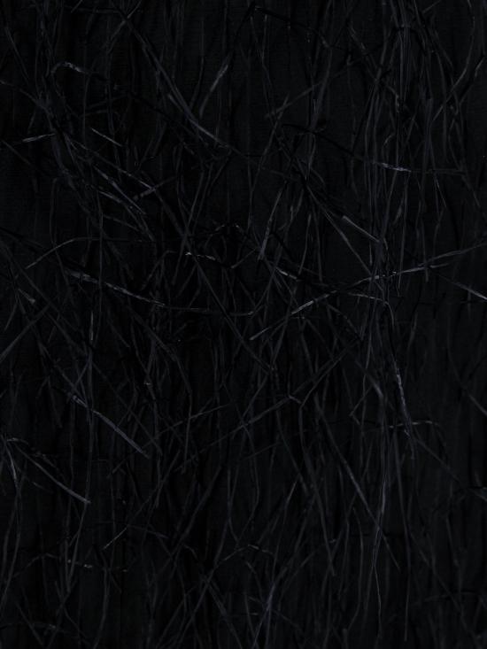  랑방 미디 원피스 RWDR01125767 1010 Black - LANVIN