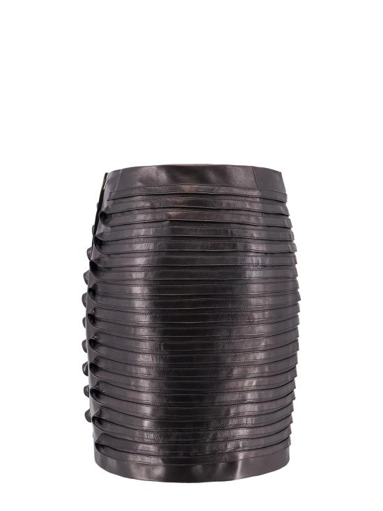 24FW 베르사체 숏 스커트 10169901A12300 1B000 Black - VERSACE