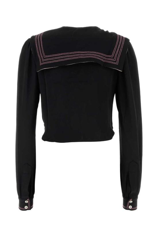 25SS 보디 블라우스 WRF24SH007 BLACK Black - BODE