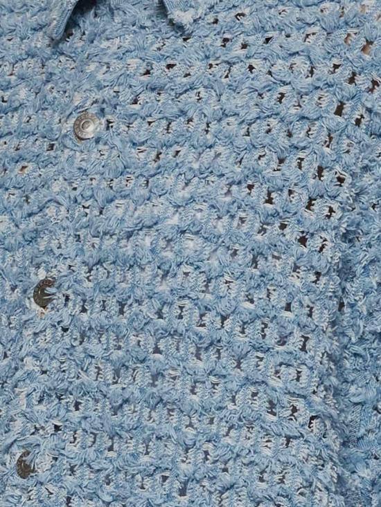 25SS 스텔라 맥카트니 셔츠 6D0346 3SQH064125 LIGHT BLUE LASER DENIM - STELLA MCCARTNEY