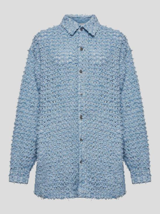 25SS 스텔라 맥카트니 셔츠 6D0346 3SQH064125 LIGHT BLUE LASER DENIM