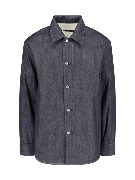 25SS 질샌더 데님 셔츠 J23DL0101 J45041 405 Blue