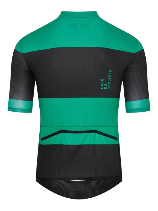  카페 뒤 시클리스트 폴로 티셔츠 ANGELINE BLACK GREEN Black green - CAFE' DU CYCLISTE