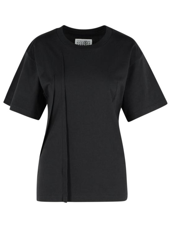 25SS MM6 메종마르지엘라 반팔 티셔츠 S52GC0328 S24311899 Black