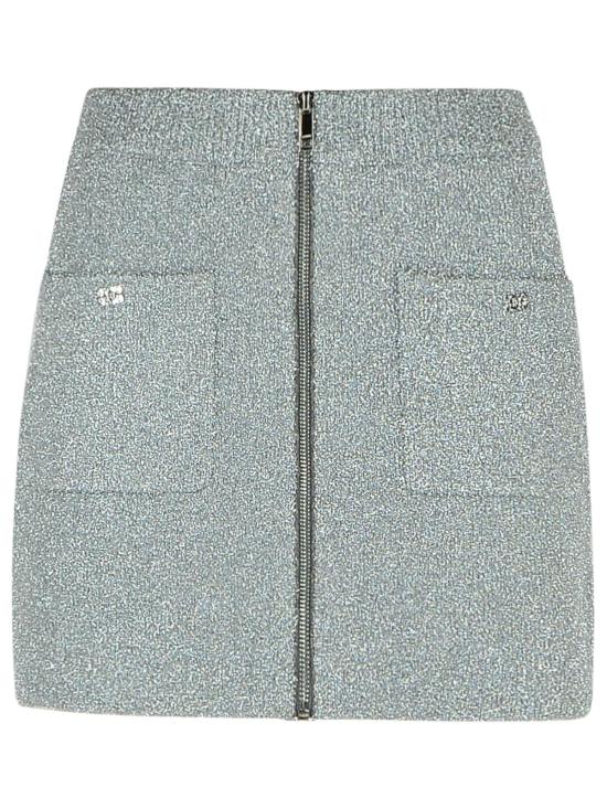 25SS 가니 숏 스커트 K2366018 Silver