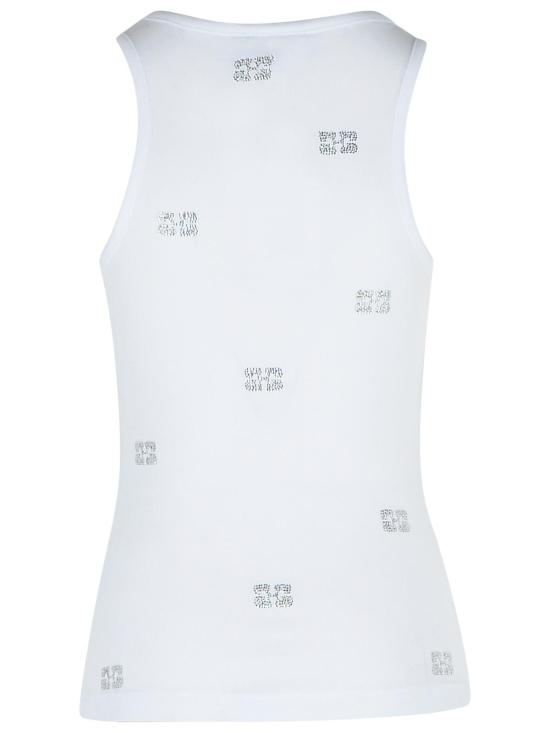 25SS 가니 민소매 티셔츠 T4087151 White - GANNI