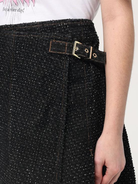 25SS 가니 숏 스커트 J1618 099 Black - GANNI