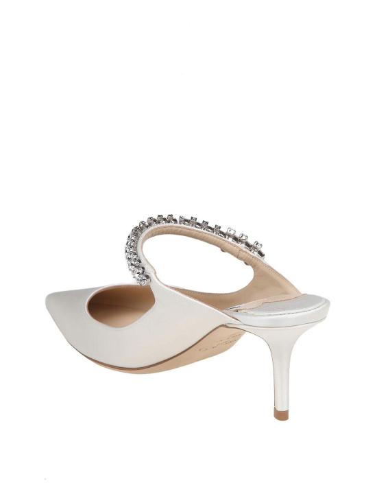 26FW 지미추 뮬/슬리퍼 BING65SAT White - JIMMY CHOO