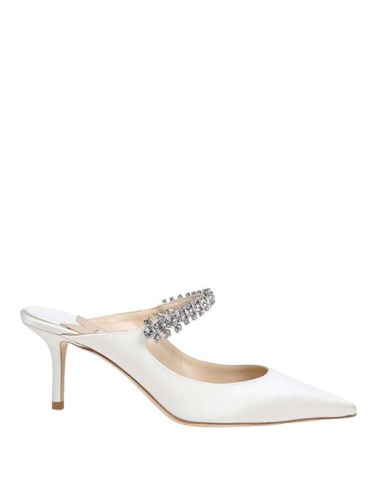 26FW 지미추 뮬/슬리퍼 BING65SAT White