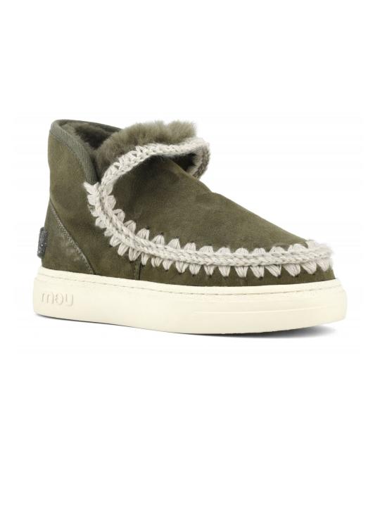  모우 부츠 Stivaletto con Logo Glietter 및 Suola 스니커즈 베르데 - MOU