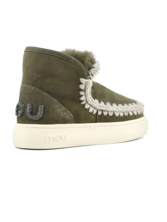  모우 부츠 Stivaletto con Logo Glietter 및 Suola 스니커즈 베르데 - MOU