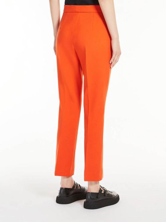  막스마라 네페타 울 블렌드 크레이프 팬츠 2411131081600004 - MAX MARA