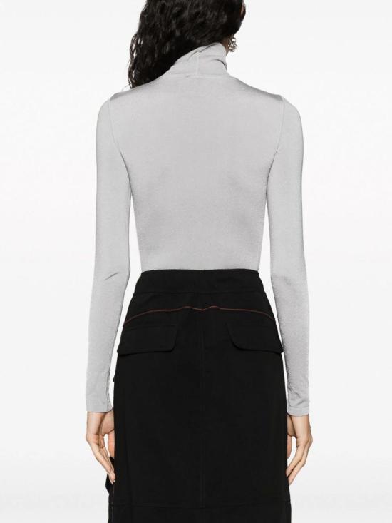  월포드 바디수트 티셔츠 750837535 Grey - WOLFORD