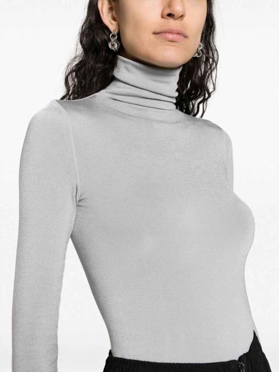  월포드 바디수트 티셔츠 750837535 Grey - WOLFORD