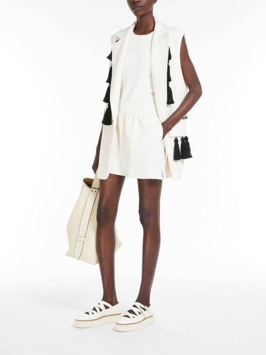 24FW 막스마라 민소매 티셔츠 2411361071650O001 White - MAX MARA