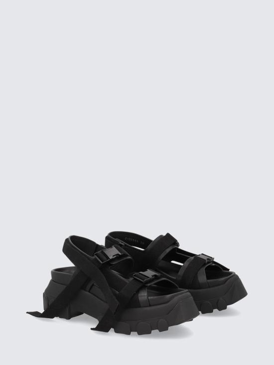 24FW 릭 오웬스 샌들 RP01D2885LOO99 Black - RICK OWENS