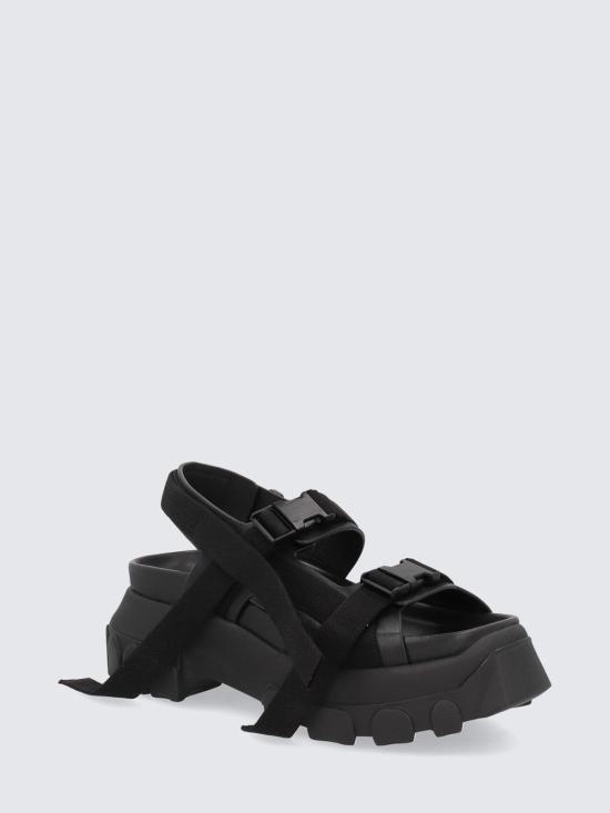 24FW 릭 오웬스 샌들 RP01D2885LOO99 Black - RICK OWENS