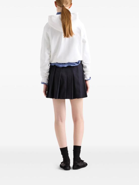 25SS 프라다 후드 티셔츠 134713SOOO16V4 F0009 BIANCO - PRADA