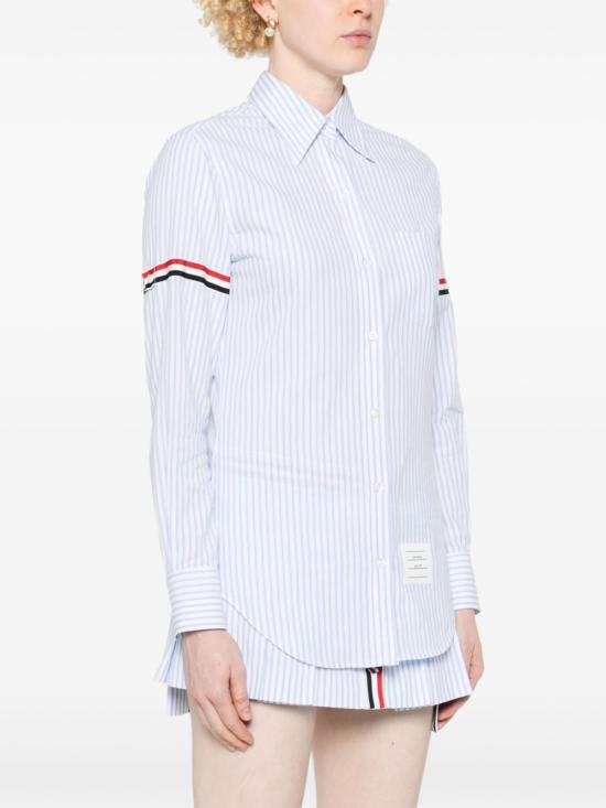  톰브라운 셔츠 FLL005OF0810 blue - THOM BROWNE