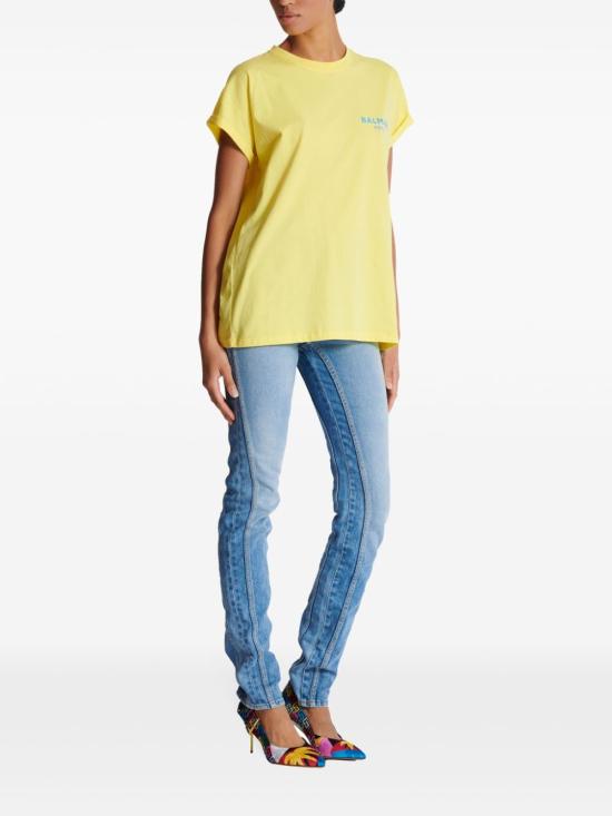  발망 반팔 티셔츠 DF1EF010BB01 - BALMAIN