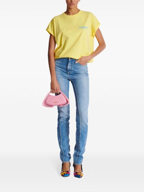  발망 반팔 티셔츠 DF1EF010BB01 - BALMAIN