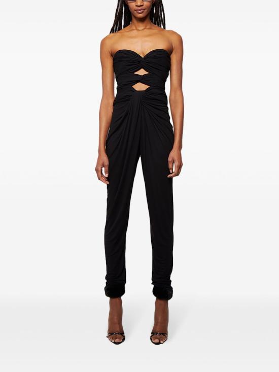  생로랑 점프수트 710511Y5F63 black - SAINT LAURENT