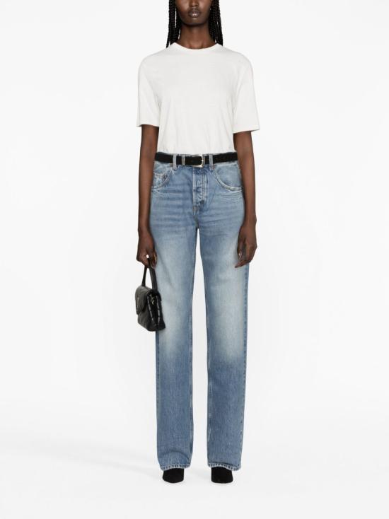  생로랑 반팔 티셔츠 747125YB2XE - SAINT LAURENT