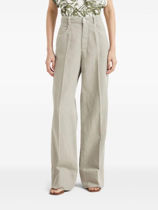  브루넬로 쿠치넬리 데님 팬츠 ML996P5992C2874 green - BRUNELLO CUCINELLI