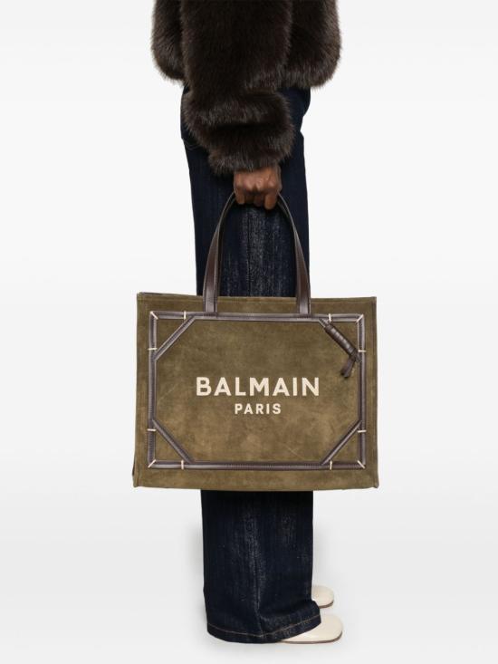  발망 숄더백 DN0FF901LDCO khaki - BALMAIN