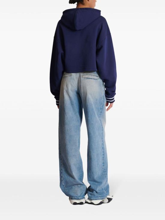  발망 후드 티셔츠 DF0JP033BC83SMN - BALMAIN