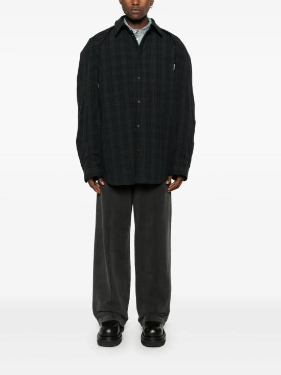  발렌시아가 긴팔 셔츠 751728TOM17 dark grey - BALENCIAGA