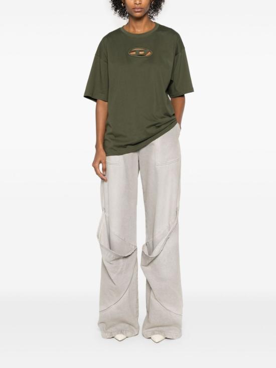  디젤 반팔 티셔츠 A151800NIAX dark green - DIESEL