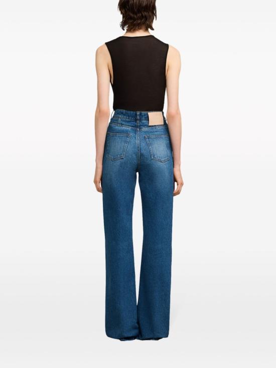  아미 플레어 팬츠 E24FTR420DE0025 blue - AMI