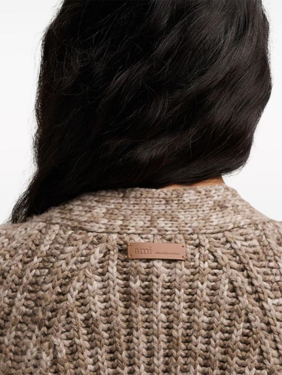  아미 가디건 H24UKC056KN0051 brown - AMI