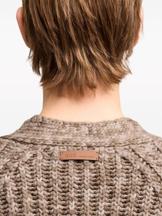  아미 가디건 H24UKC056KN0051 brown - AMI