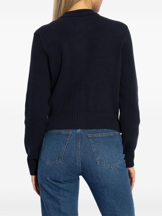  아미 가디건 FKC039KN0055 midnight blue - AMI