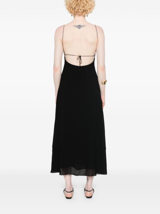  생로랑 미디 원피스 685231Y103W black - SAINT LAURENT