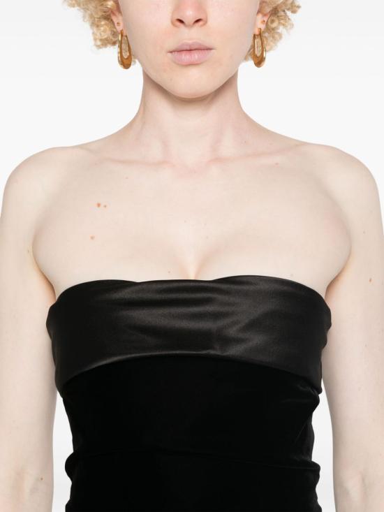  생로랑 숏 원피스 760956Y525R black - SAINT LAURENT