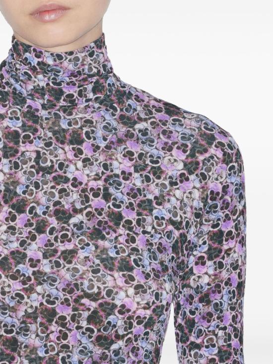  이자벨마랑 미디 원피스 RO0579FAB3K02I purple - ISABEL MARANT