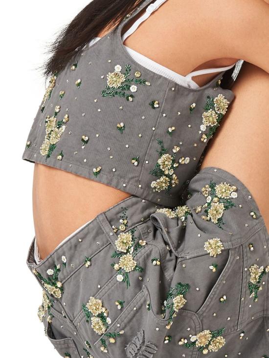  미우미우 숏팬츠 MP1724SOOO14A8 grey - MIU MIU