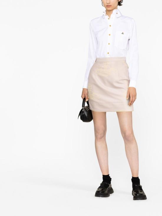  비비안웨스트우드 미디 스커트 1K01000JW00F1 beige - VIVIENNE WESTWOOD