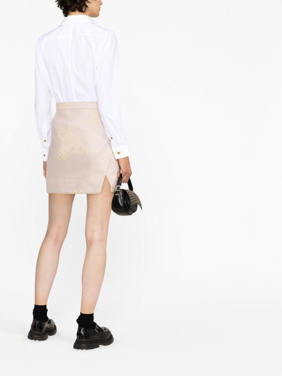  비비안웨스트우드 미디 스커트 1K01000JW00F1 beige - VIVIENNE WESTWOOD
