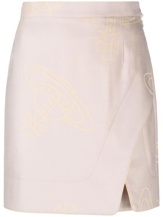  비비안웨스트우드 미디 스커트 1K01000JW00F1 beige