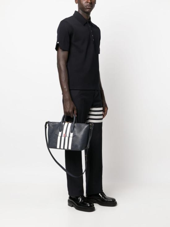  톰브라운 토트백 UAG162A00198 navy - THOM BROWNE