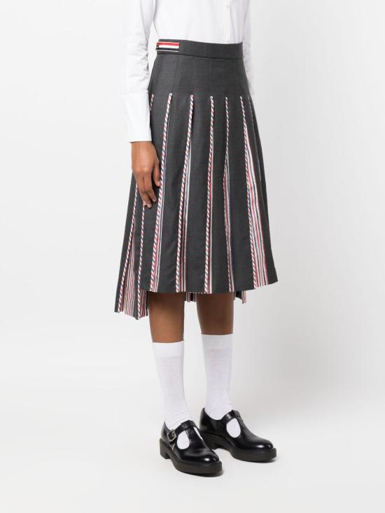  톰브라운 미디 스커트 FGC995A00626 - THOM BROWNE