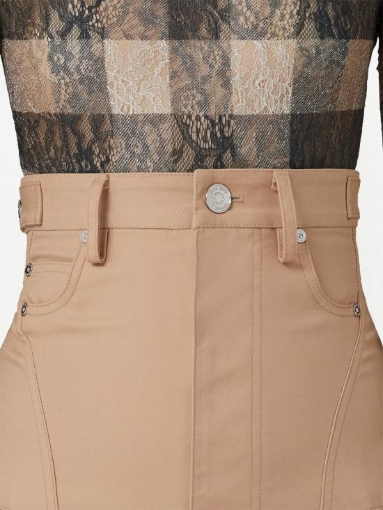  버버리 롱 스커트 8072129 beige - BURBERRY