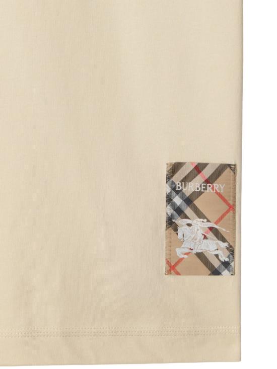  버버리 반팔 티셔츠 8103506 ecru - BURBERRY