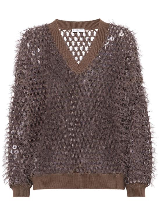  브루넬로 쿠치넬리 스웨터 M8ER23102C8705 brown